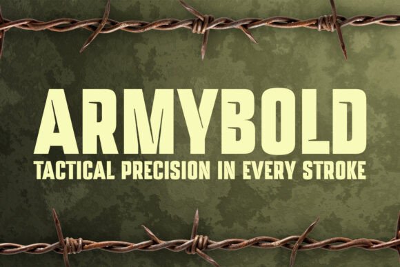 Armybold: Bold Military Font for Editorial Design
