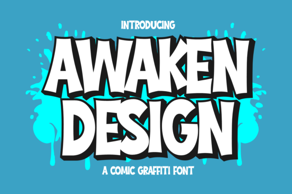 Awaken Design: A Bold Display Font for Urban Web Projects