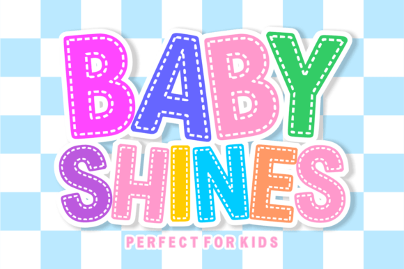 Baby Shines Font for Web Design