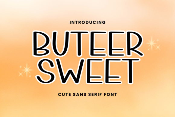 Buteer Sweet Font – A Handwriting Typeface for Crafters and Makers