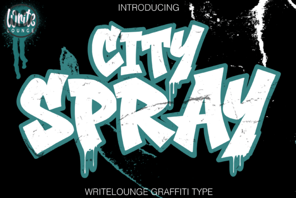 City Spray Font: Bold Graffiti Style for Your Brand Identity