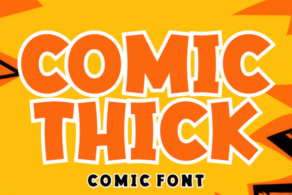 Comic Thick: A Playful Hand-Drawn Display Font for Editorial Design
