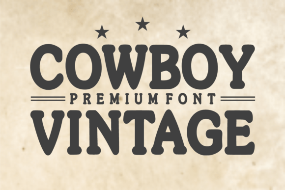 Cowboy Vintage Font