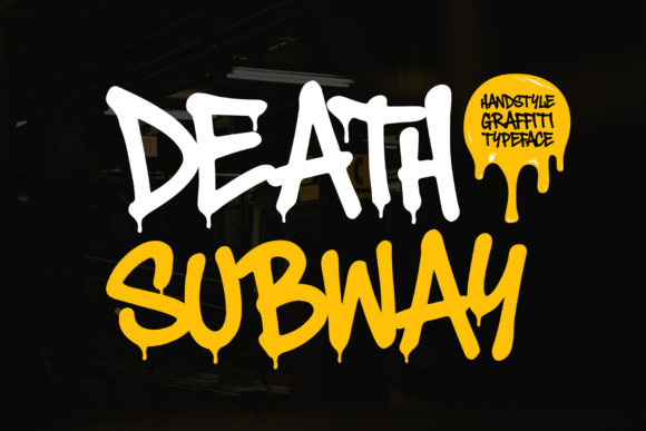 Death Subway Graffiti Font