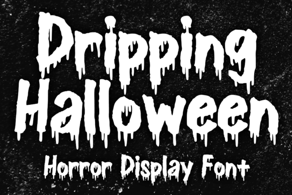 Dripping Halloween Font