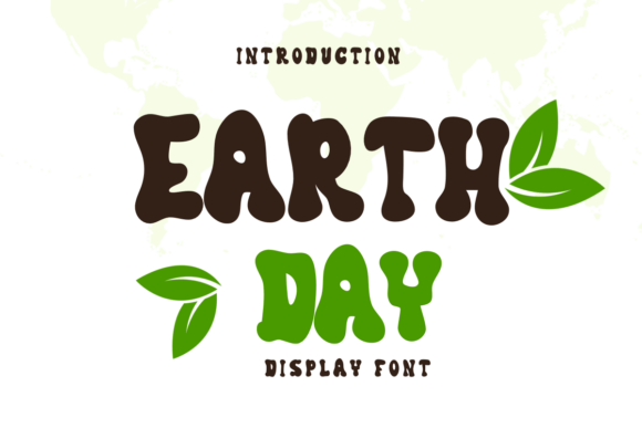 Earth Day Font: A Natural Display Typeface for Editorial Projects