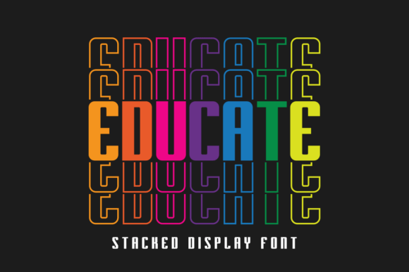 Educate Font for Bold Campaigns