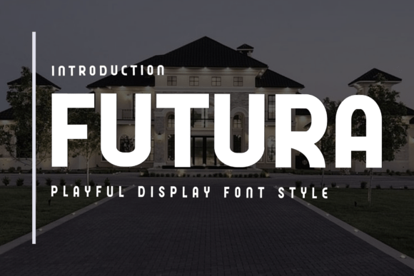 Futura Festive Display Font for Holiday Branding and Whimsical Designs