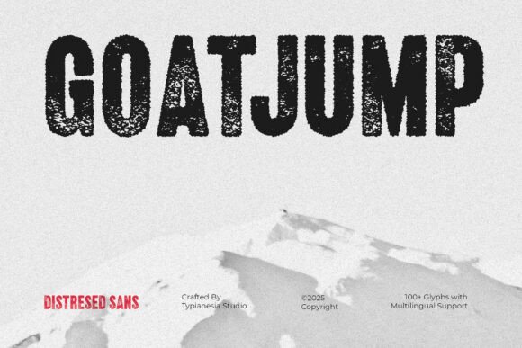 Goatjump Font for Creative Makers