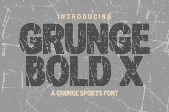 Grunge Bold X Font