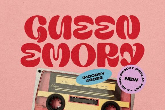 Gween Emory Font: A Retro Groovy Typeface for Campaign Design