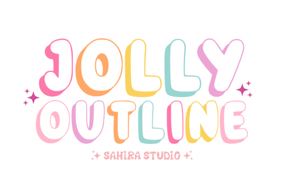 Jolly Outline Font for Business Branding