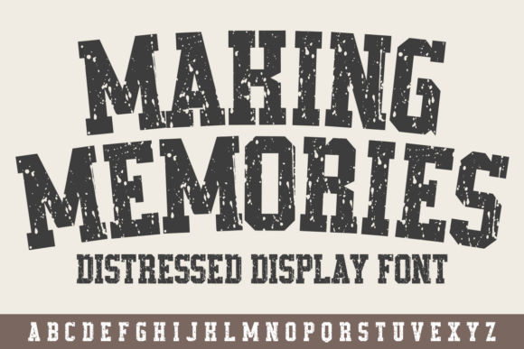 Making Memories Font