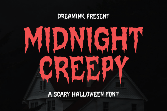 Midnight Creepy Font for Halloween Campaigns