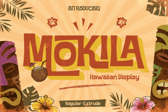 Mokila: A Vibrant Display Font