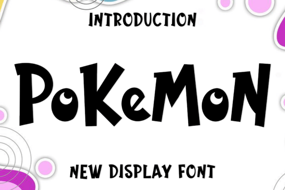 Pokemon Font for Creative Projects
