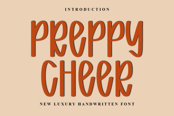 Preppy Cheer Font for Festive Branding