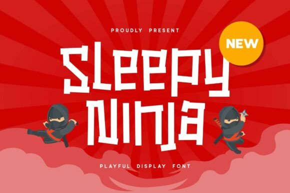Sleepyninjaregular Font Review: Bold Manga-Inspired Display Typography for Campaigns
