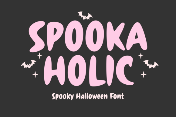Spooka Holic Font by Dreamink 7ntypes for Playful Campaign Visuals
