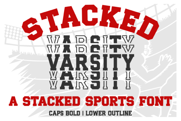 Stacked Varsity Font Review