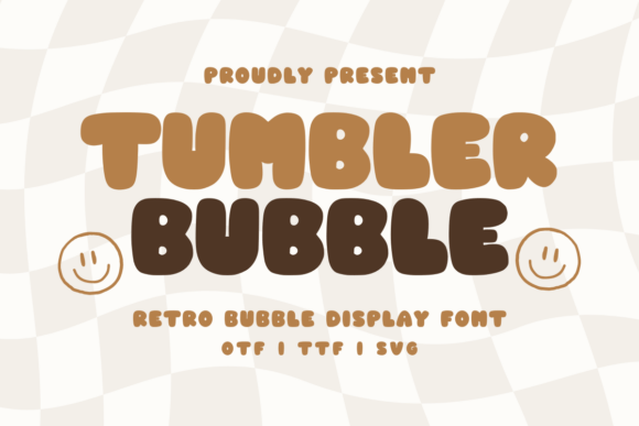 Tumbler Bubble Regular Font for Playful Campaign Designs