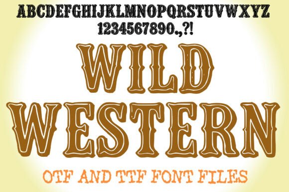 Wild Western Font: A Designer’s Take on Vintage Cowboy Lettering for Branding